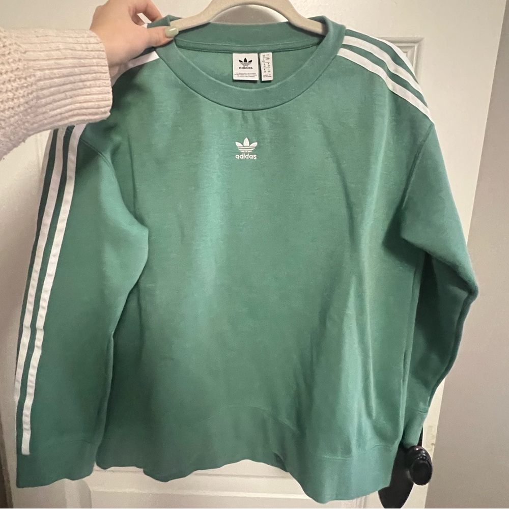 Adidas teal sweater